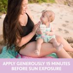 Aveeno Baby Continuous Protection Zinc Oxide Mineral Sunscreen Lotion for Sensitive Skin, Broad Spectrum SPF 50, Paraben- & Tear-Free, Sweat- & Water-Resistant, Travel-Size, 2 x 3 fl. oz - Image 4